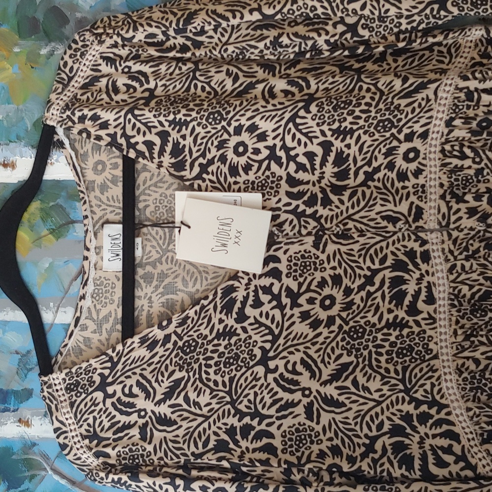 France Swildens 100% Viscose Bamba Dress P2P 20 in.
